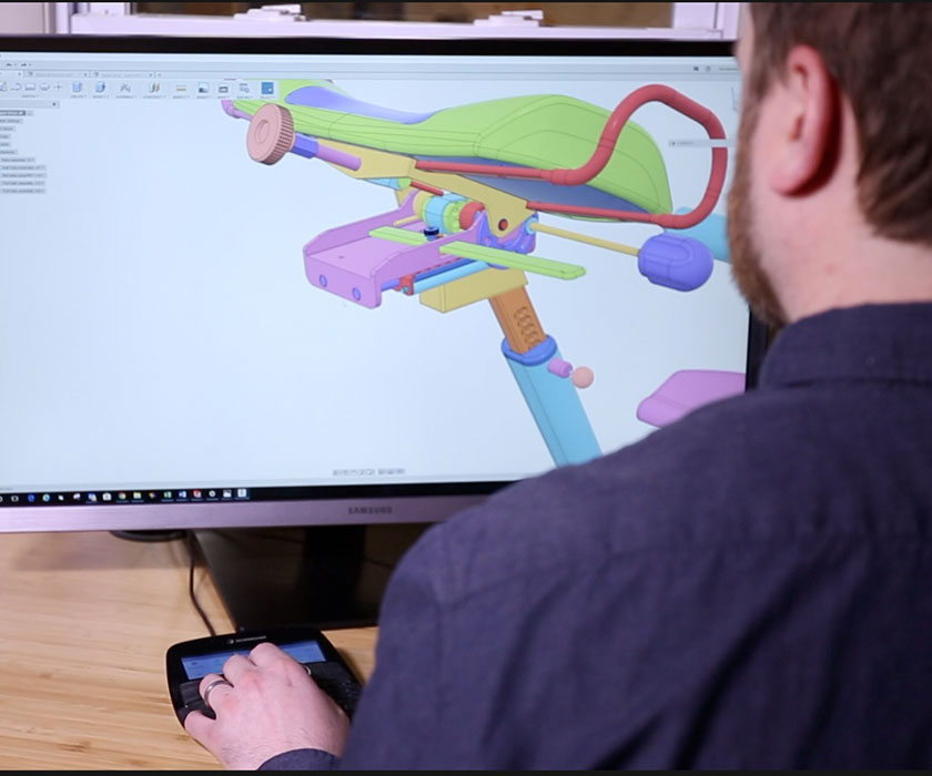 engineering and design services | Derecktor engineer working on a design using CAD