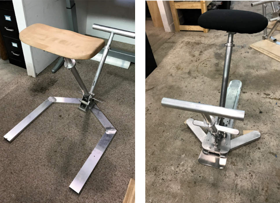 Early prototypes of the Fehn Chair.