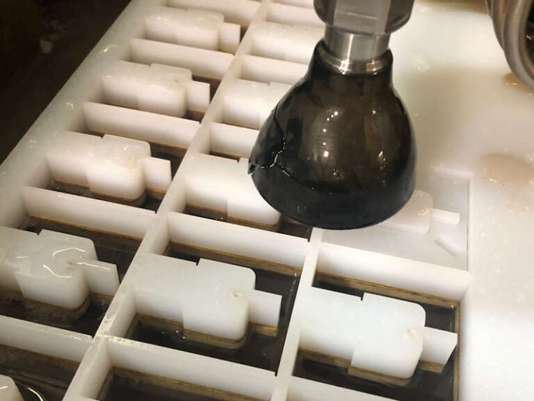 Waterjet Cutting of Plastic parts